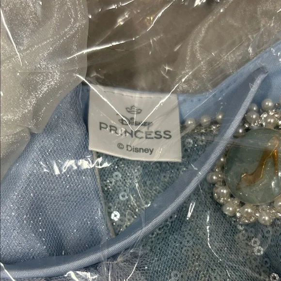 Pottery Barn Disney Princess Cinderella Costume Blue Dress Toddler Size 3T NWT - Picture 5 of 8